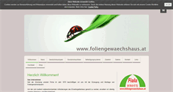 Desktop Screenshot of foliengewaechshaus.at